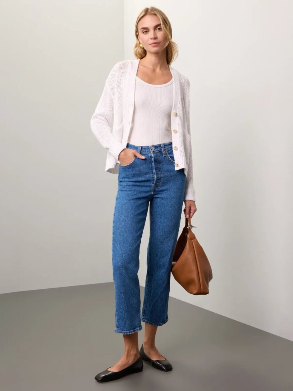 Levi’s Ribcage Straight Leg Ankle Jeans Medium Wash Denim Button Fly Size 20W